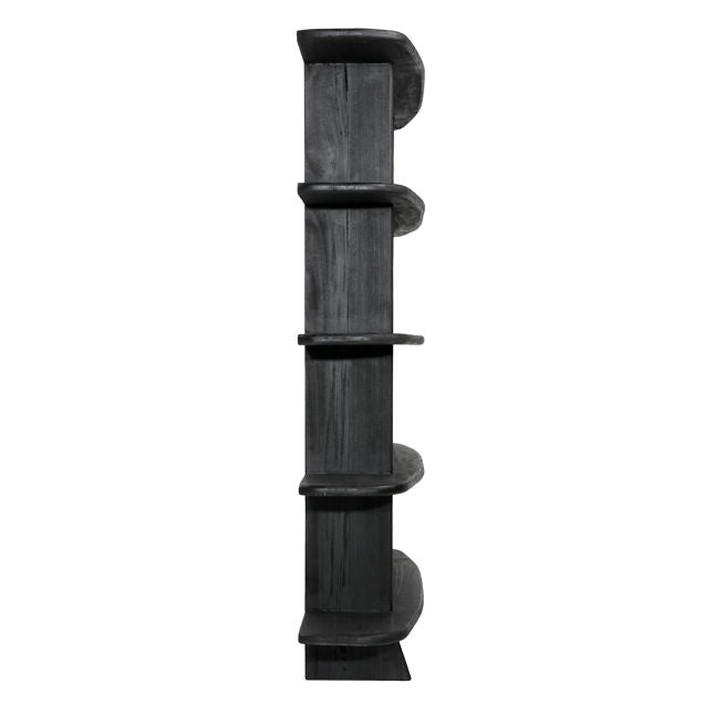 Rolland Black Bookcase - Ornate Home