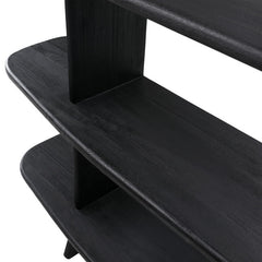 Rolland Black Bookcase - Ornate Home