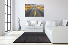 Rolling Road Tempered Glass w / Foil Wall Art - Ornate Home