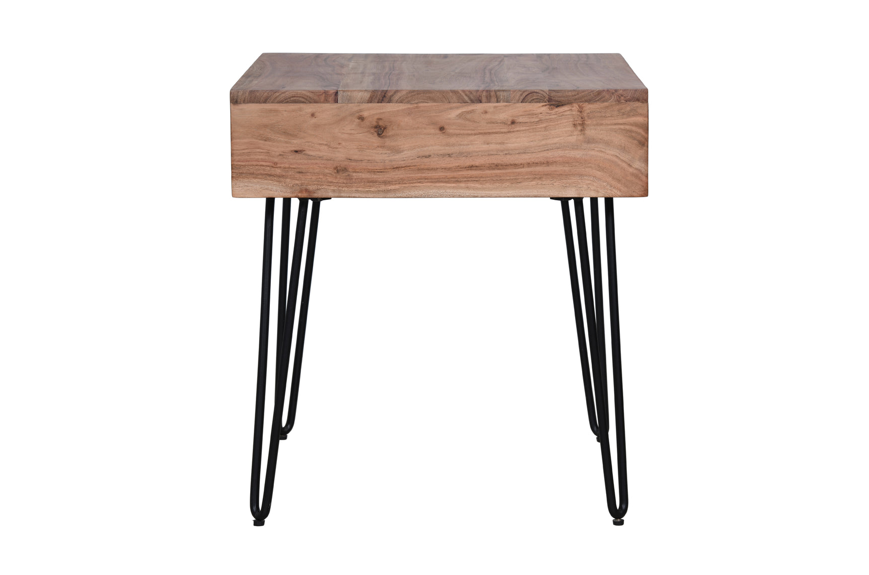 Rollins Natural End Table w/ Drawer - Ornate Home