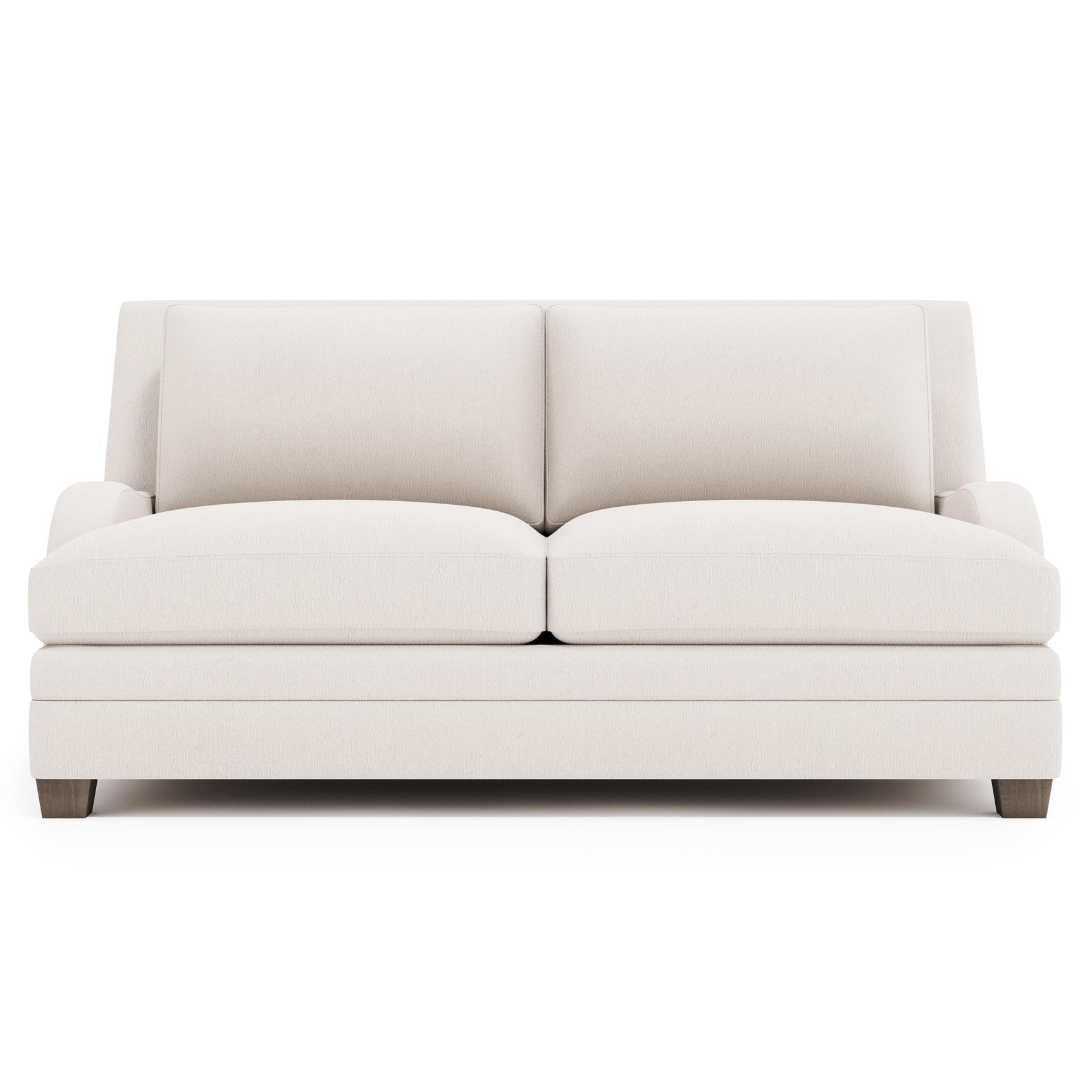 Rollins Weathered Bone - Cerused Loveseat Without Pillows - Ornate Home