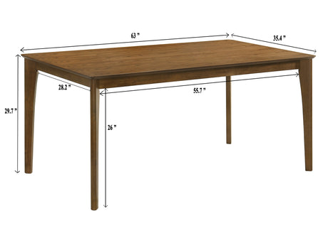 Rolstan Brown Dining Table - Ornate Home