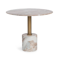 Roma Petal Stone 36" Round Dining Table