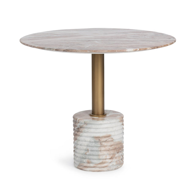 Roma Petal Stone 36" Round Dining Table