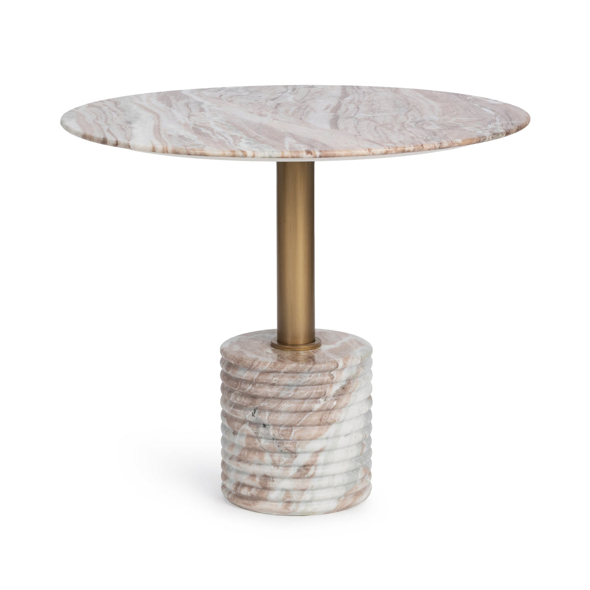 Roma Petal Stone 36" Round Dining Table