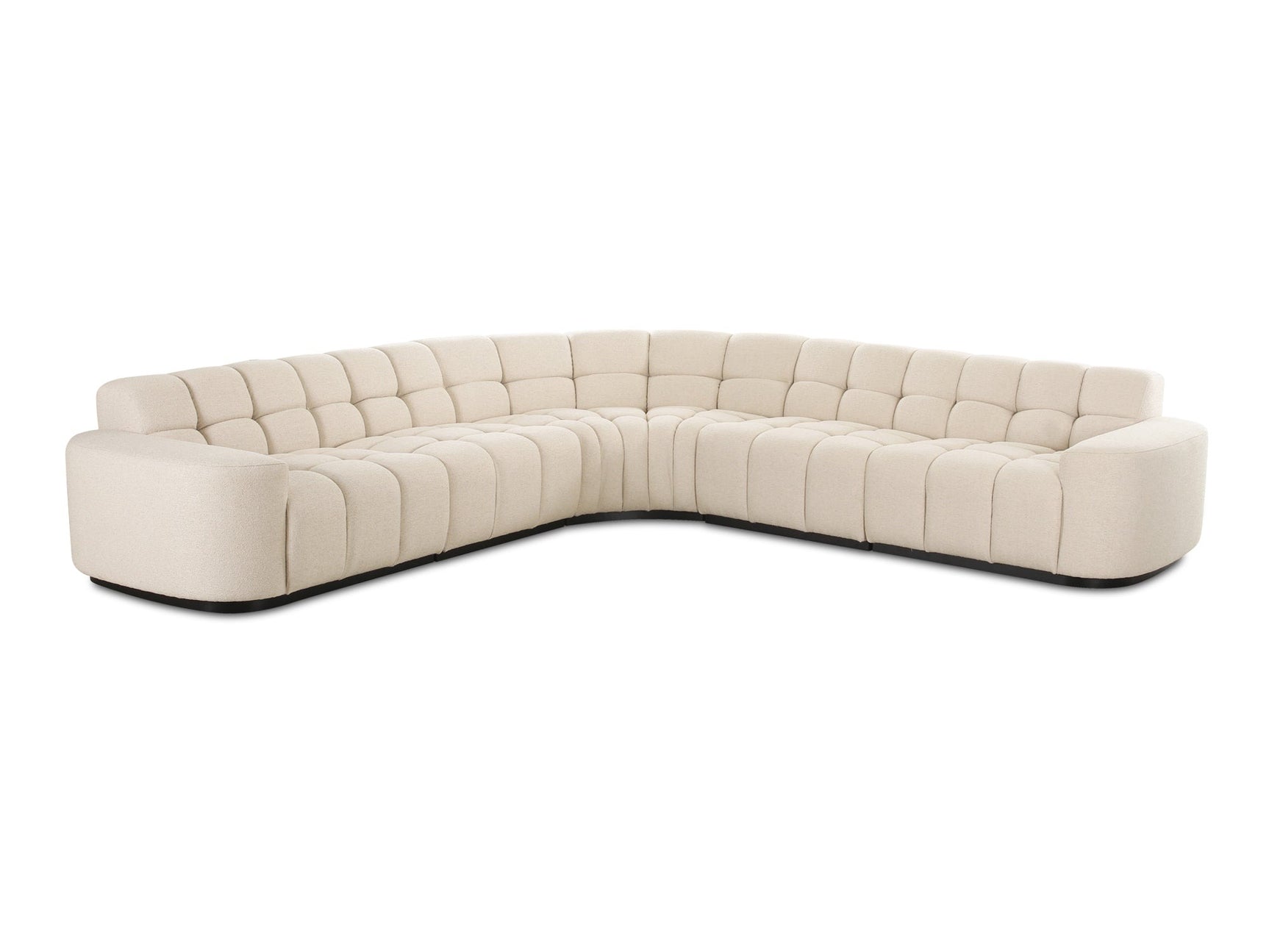 Roman Beige L Shaped Sectional - Ornate Home