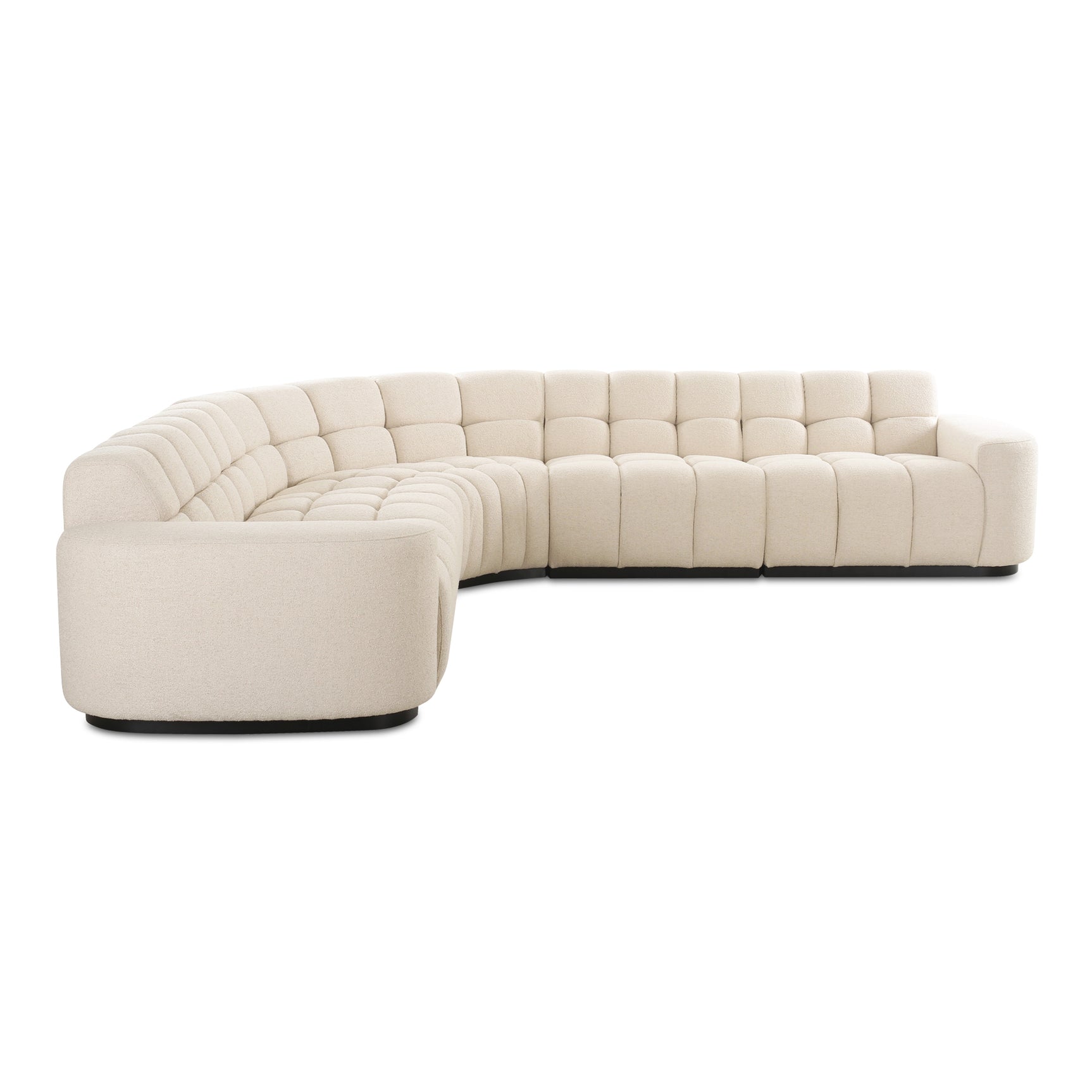 Roman Beige L Shaped Sectional - Ornate Home