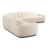 Roman Beige L Shaped Sectional - Ornate Home