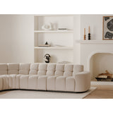 Roman Beige L Shaped Sectional - Ornate Home
