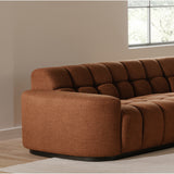 Roman Rust L Shaped Sectional - Ornate Home