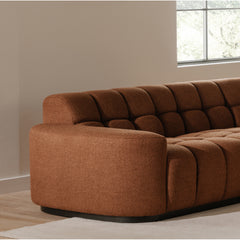 Roman Rust L Shaped Sectional - Ornate Home