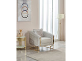 Romans Cream 3-pieces (Sofa & Loveseat & Chair) Living Room Set