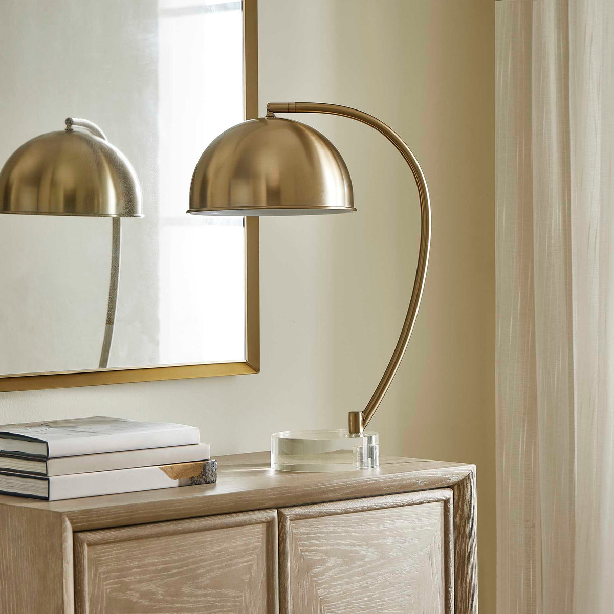Romani Brass Desk Lamp - Ornate Home