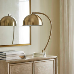 Romani Brass Desk Lamp - Ornate Home