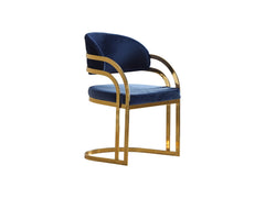 Romans Navy Blue Dining Chair - Ornate Home