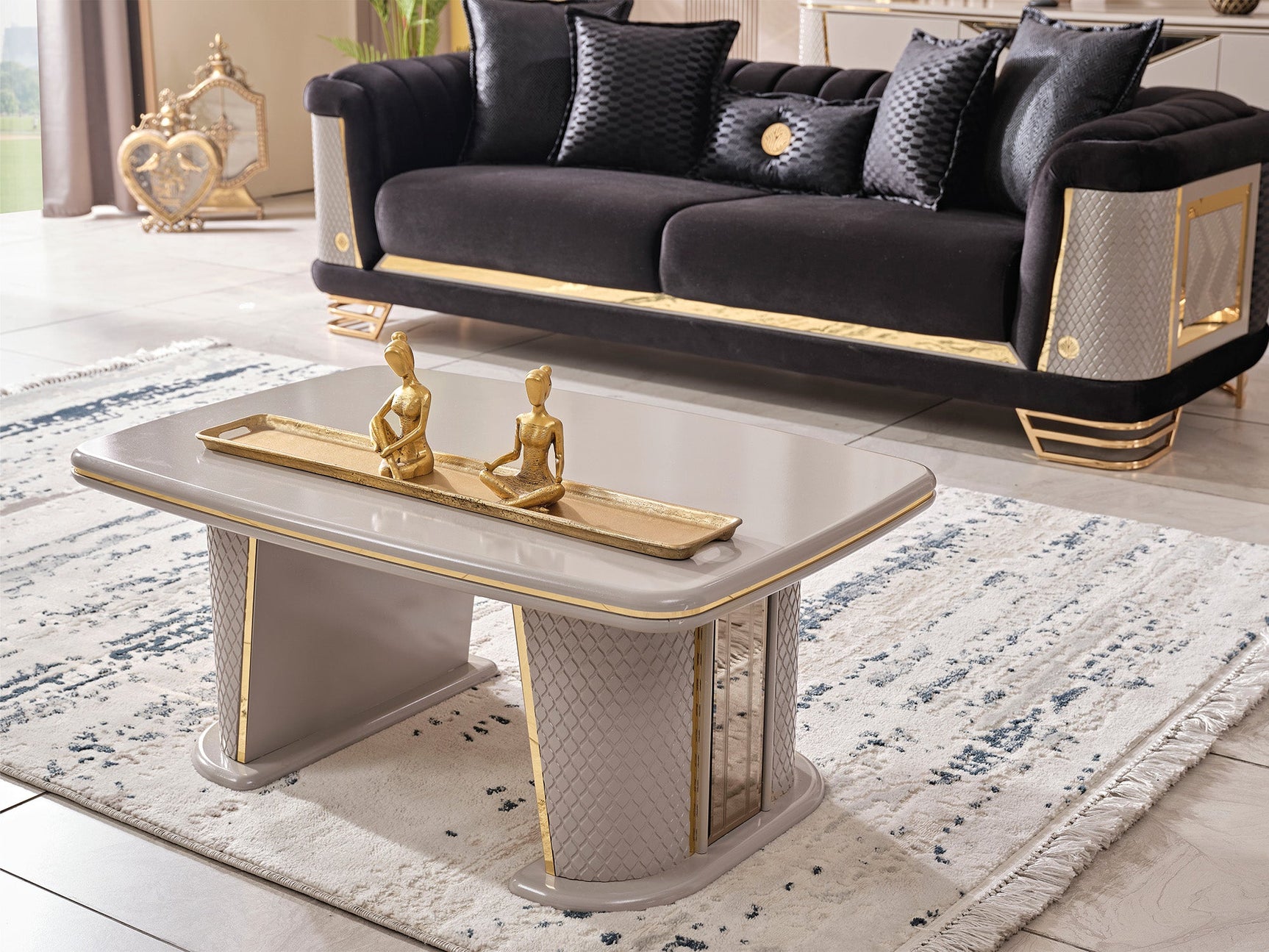 Romans Cream Coffee Table