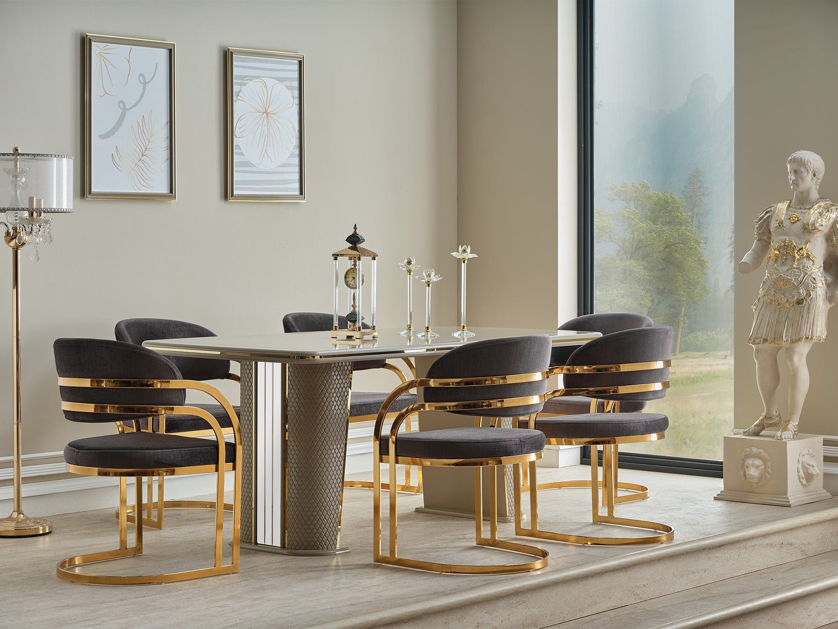 Romans Grey Dining Chair