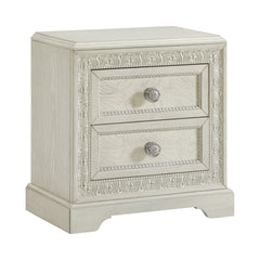 Romilly White 3-Piece Queen Storage Bedroom Set - Ornate Home