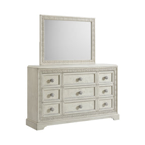Romilly White Dresser & Mirror Set - Ornate Home