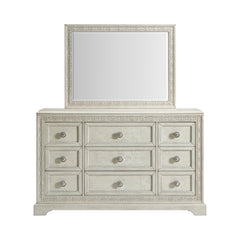 Romilly White Dresser & Mirror Set - Ornate Home