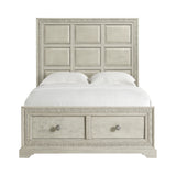 Romilly White Queen Storage Bed - Ornate Home