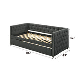 Romona Daybed w/Twin Trundle - Ornate Home