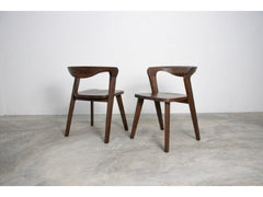 Romont Walnut Side Chair (Set of 2) - Ornate Home