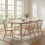 Roms Whitewashed Dining Table