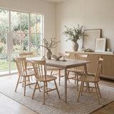 Roms Whitewashed Dining Table