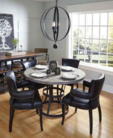 Ronan Black Arm Chair - Ornate Home