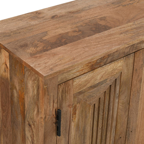 Ronan Brown Six-Door Sideboard - Ornate Home