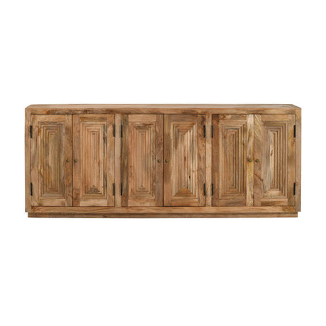 Ronan Brown Six-Door Sideboard - Ornate Home