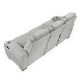 Ronan Light-Gray Double Reclining Sofa - Ornate Home
