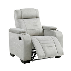 Ronan Light-Gray Reclining Chair - Ornate Home