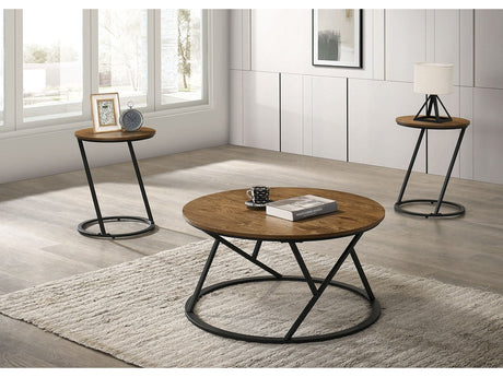 Ronde Natural 3 Pc. Table Set - Ornate Home