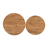 Rondo Black 2-Pc Nesting Cocktail Tables Set - Ornate Home