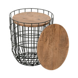 Rondo Black 2-Pc Nesting End Tables Set - Ornate Home