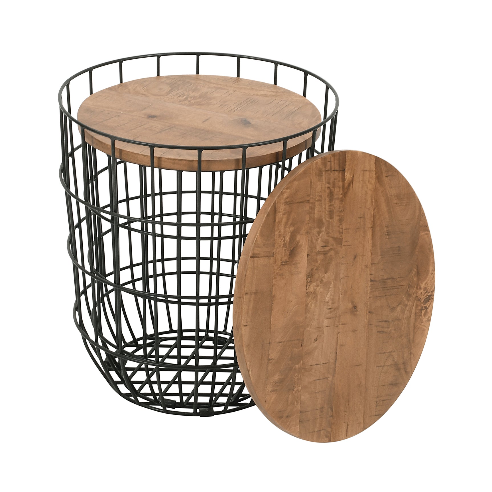 Rondo Black 2-Pc Nesting End Tables Set - Ornate Home