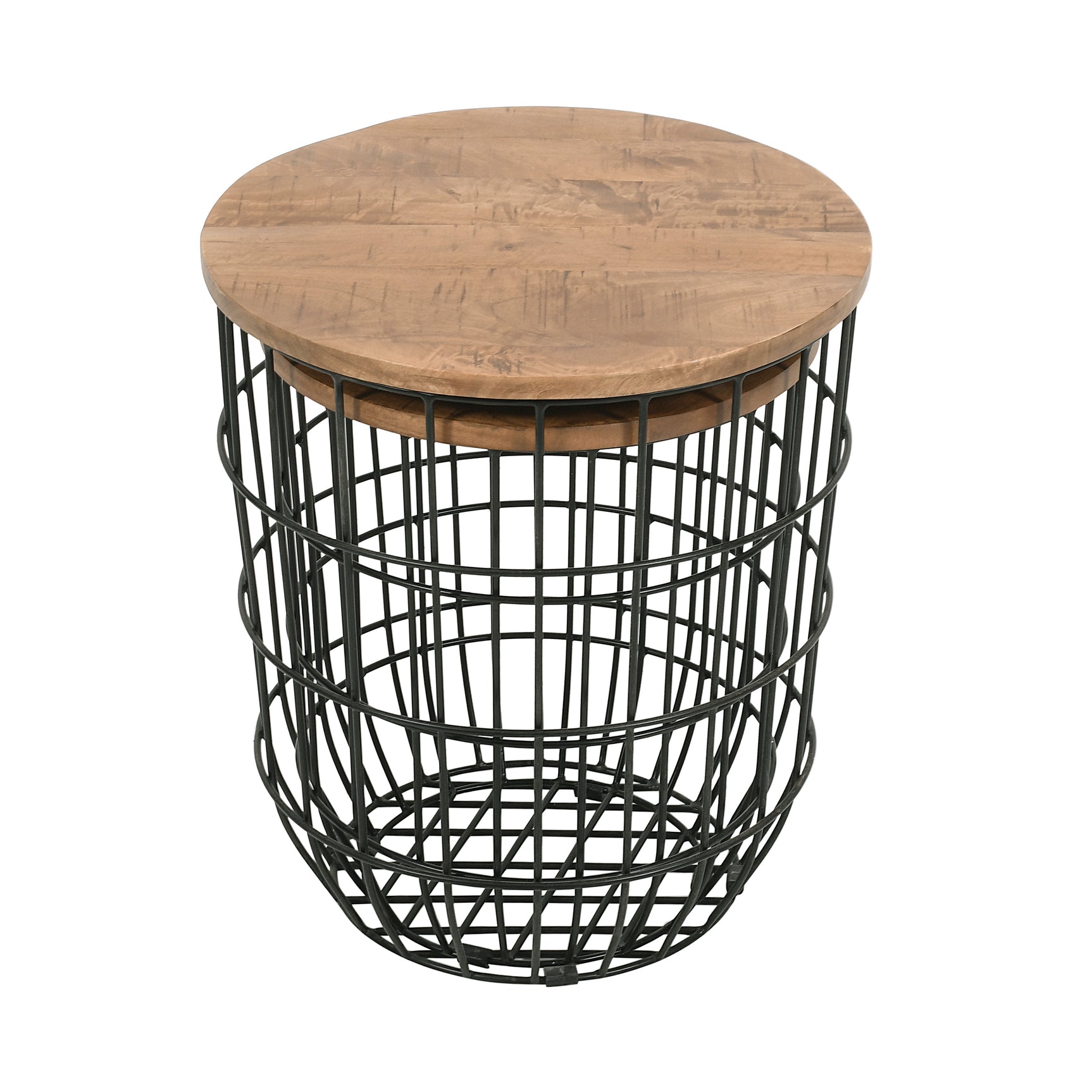 Rondo Black 2-Pc Nesting End Tables Set - Ornate Home