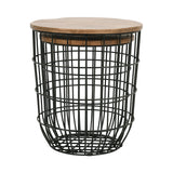 Rondo Black 2-Pc Nesting End Tables Set - Ornate Home