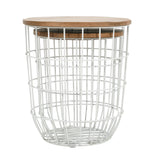 Rondo White 2-Pc Nesting End Tables Set - Ornate Home