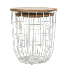 Rondo White 2-Pc Nesting End Tables Set - Ornate Home