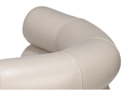 Rondo White Occasional Leather Chair - Ornate Home