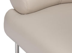 Rondo White Occasional Leather Chair - Ornate Home