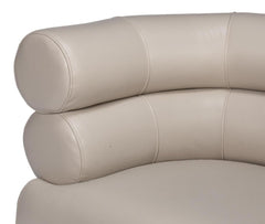 Rondo White Occasional Leather Chair - Ornate Home