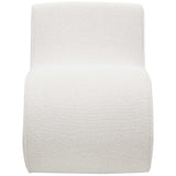 Ronea Boucle Armless Curved Accent Chair - Ornate Home