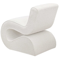 Ronea Boucle Armless Curved Accent Chair - Ornate Home