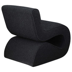 Ronea Boucle Armless Curved Accent Chair - Ornate Home