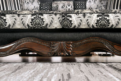 Ronja Black Loveseat - Ornate Home