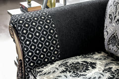 Ronja Black Loveseat - Ornate Home